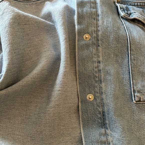 AGolde cropped over sized denim jacket - Picture 6 of 7